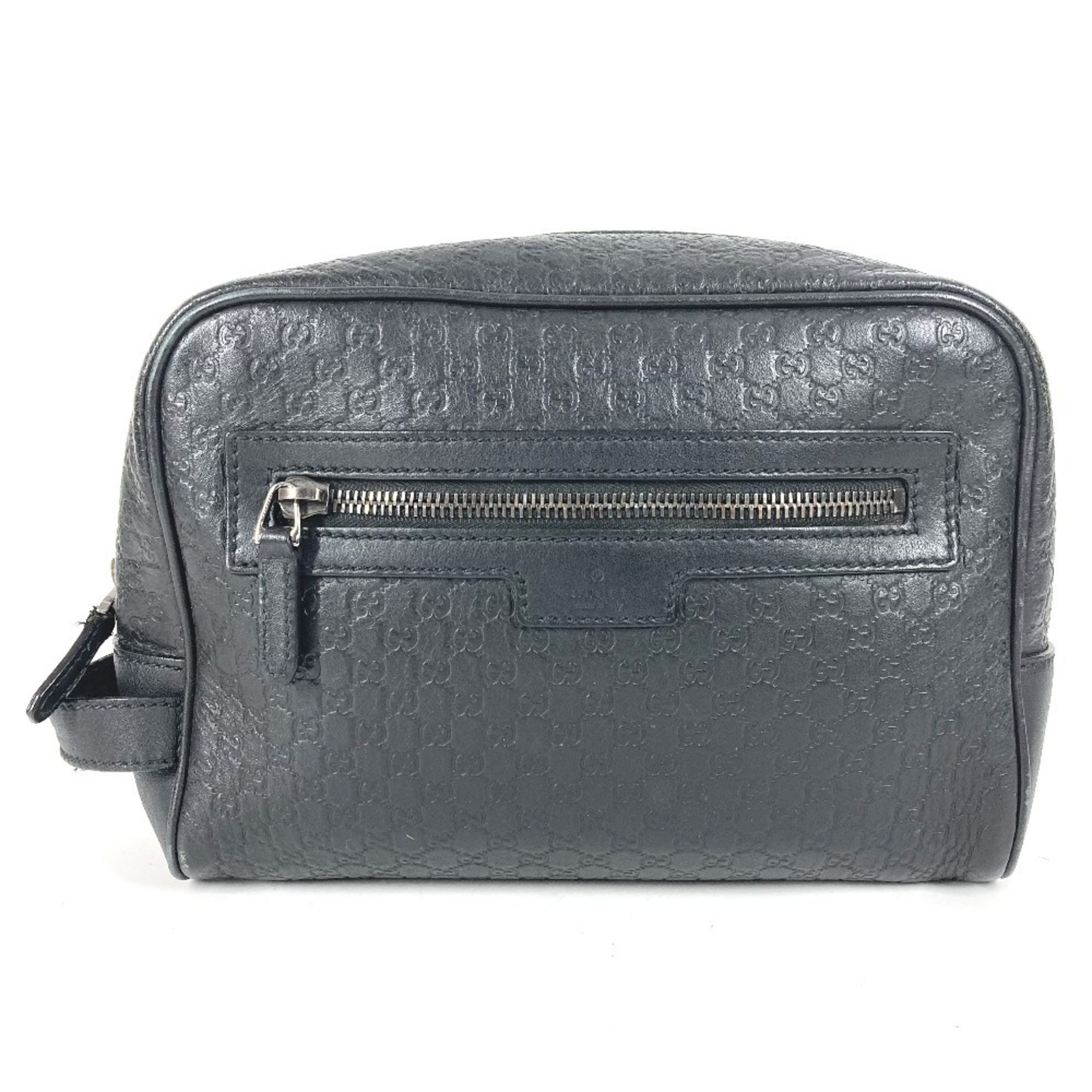 Gucci 419775 Guccissima Gg Logo Clutch Bag, Handbag, Pouch, With Handle, Seco...